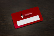 Бейдж металлический